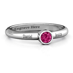 Bezel Set Solitaire Ring