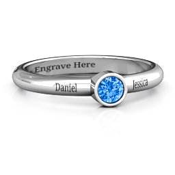 Bezel Set Solitaire Ring