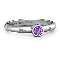 Bezel Set Solitaire Ring