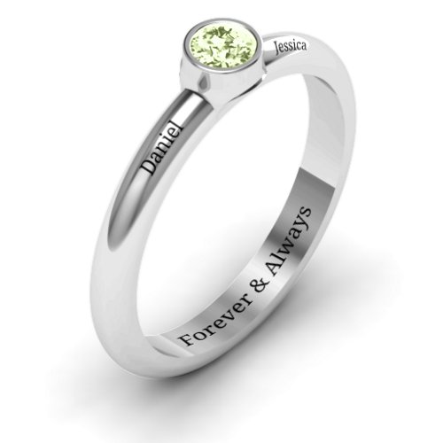 Bezel Set Solitaire Ring