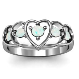 Heart Collage Ring
