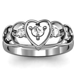 Heart Collage Ring