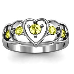 Heart Collage Ring
