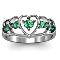 Heart Collage Ring