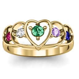 Heart Collage Ring