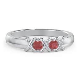 Hugs & Kisses XOXO Ring with 2-5 Stones