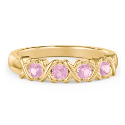 Hugs & Kisses XOXO Ring with 2-5 Stones