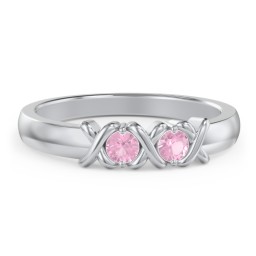 Hugs & Kisses XOXO Ring with 2-5 Stones