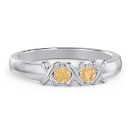 Hugs & Kisses XOXO Ring with 2-5 Stones