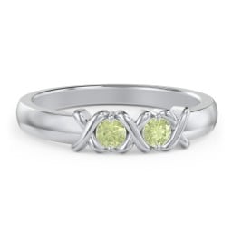 Hugs & Kisses XOXO Ring with 2-5 Stones