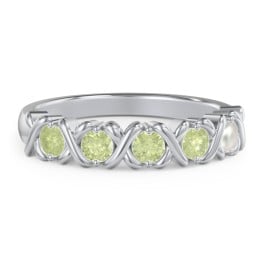 Hugs & Kisses XOXO Ring with 2-5 Stones