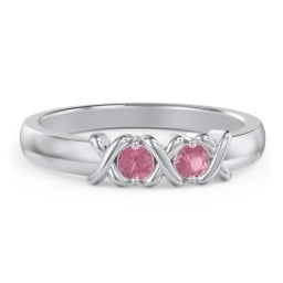 Hugs & Kisses XOXO Ring with 2-5 Stones