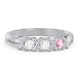 Hugs & Kisses XOXO Ring with 2-5 Stones