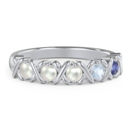 Hugs & Kisses XOXO Ring with 2-5 Stones