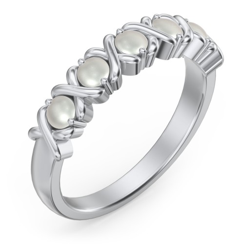 Hugs & Kisses XOXO Ring with 2-5 Stones