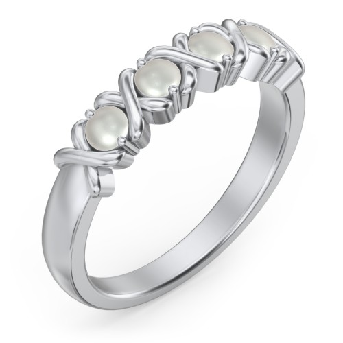 Hugs & Kisses XOXO Ring with 2-5 Stones