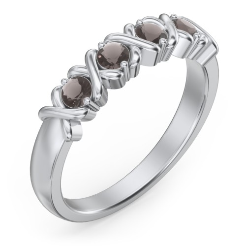 Hugs & Kisses XOXO Ring with 2-5 Stones