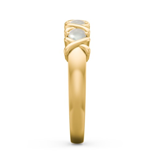 Hugs & Kisses XOXO Ring with 2-5 Stones