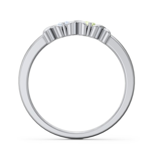 Hugs & Kisses XOXO Ring with 2-5 Stones