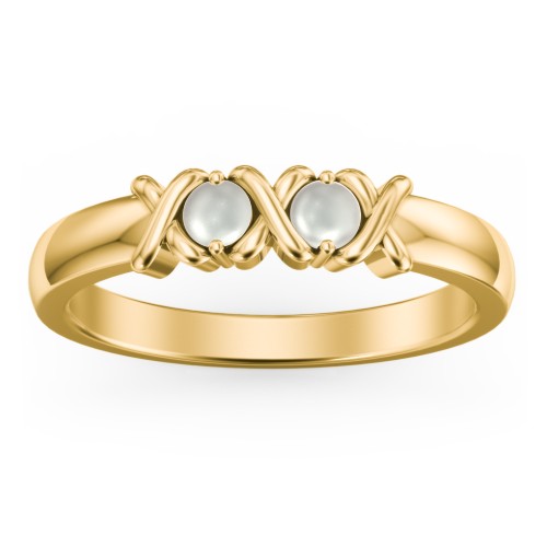 Hugs & Kisses XOXO Ring with 2-5 Stones