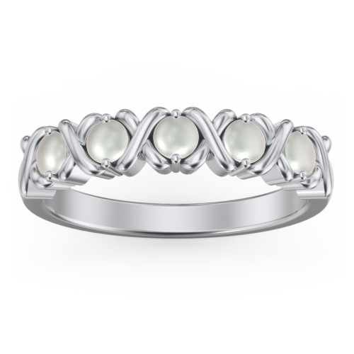 Hugs & Kisses XOXO Ring with 2-5 Stones