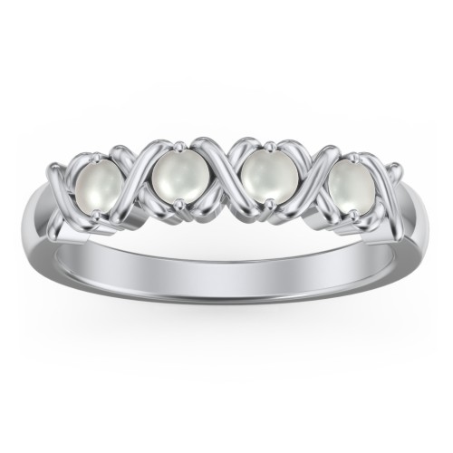 Hugs & Kisses XOXO Ring with 2-5 Stones