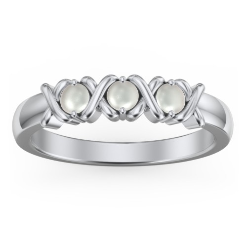 Hugs & Kisses XOXO Ring with 2-5 Stones