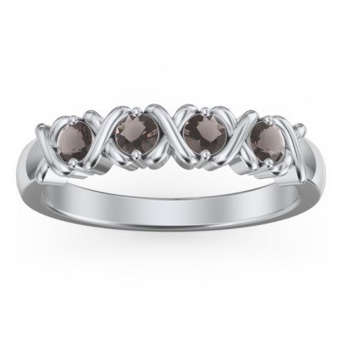 Hugs & Kisses XOXO Ring with 2-5 Stones