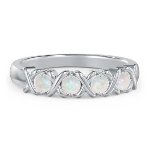 Hugs & Kisses XOXO Ring with 2-5 Stones