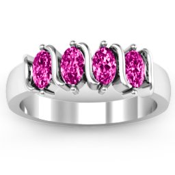 2-5 Oval Stones Ring