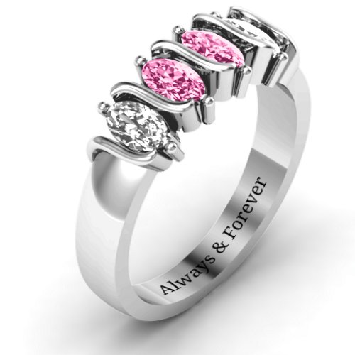 2-5 Oval Stones Ring