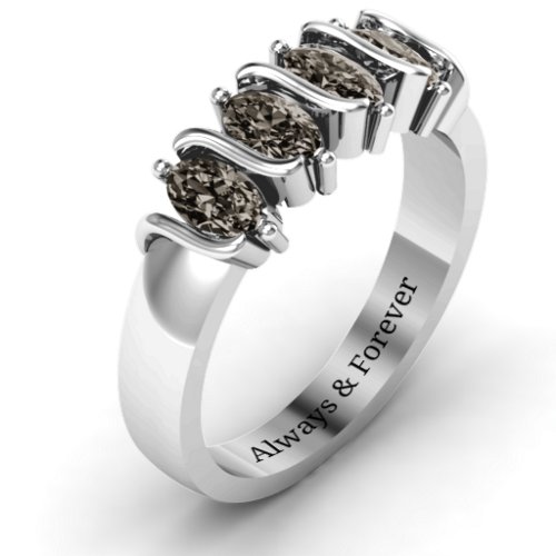 2-5 Oval Stones Ring