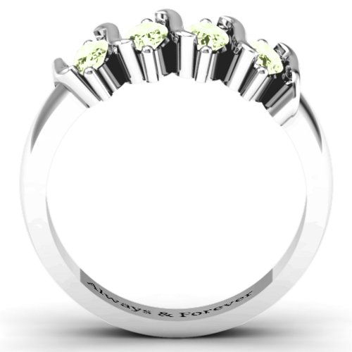 2-5 Oval Stones Ring