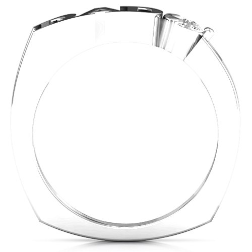 Greatest Dad Birthstone Men's Ring