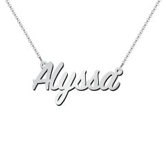 Personalised Name Necklace Layering Set with Paper Clip Chain
