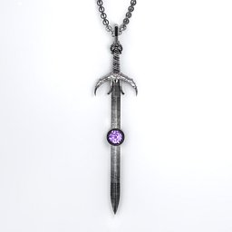 Carmilla - Sword of Hastur Pendant with Gemstone