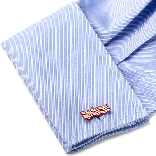 Bacon and Eggs Breakfast Cufflinks