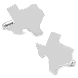 Silver Texas Cufflinks in