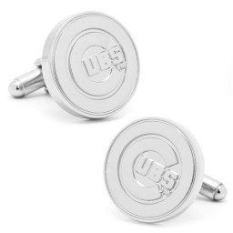 MLB- Silver Edition Cubs Cufflinks