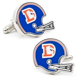 NFL- Retro Denver Broncos Helmet Cufflinks