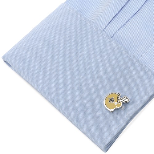 NFL- Retro New Orleans Saints Helmet Cufflinks