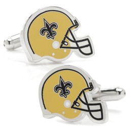NFL- Retro New Orleans Saints Helmet Cufflinks in