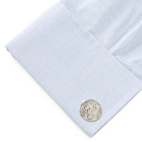 MLB- Silver Edition NY Mets Cufflinks