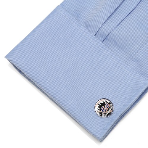 MLB- New York Mets Baseball Cufflinks