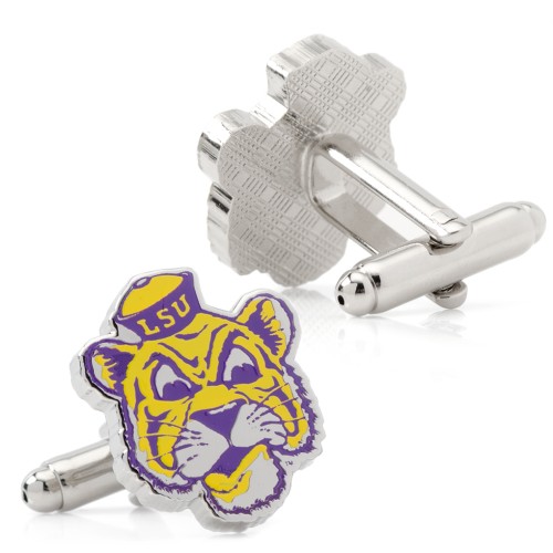 NCAA- Vintage LSU Tigers Cufflinks