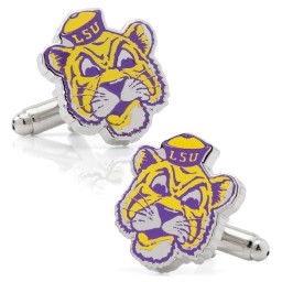 NCAA- Vintage LSU Tigers Cufflinks in