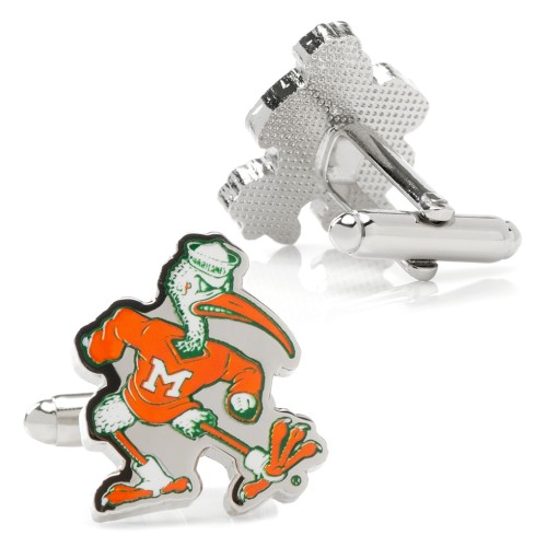 NCAA- Vintage University of Miami Hurricanes Cufflinks