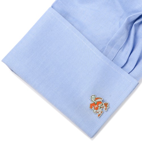 NCAA- Vintage University of Miami Hurricanes Cufflinks