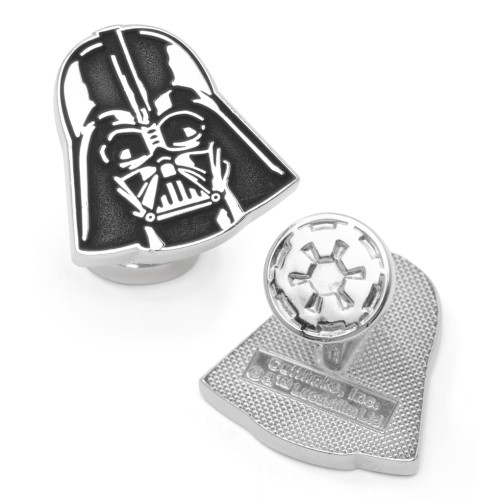 Star Wars - Recessed Matte Darth Vader Head Cufflinks