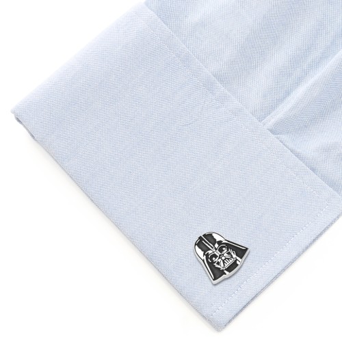 Star Wars - Recessed Matte Darth Vader Head Cufflinks